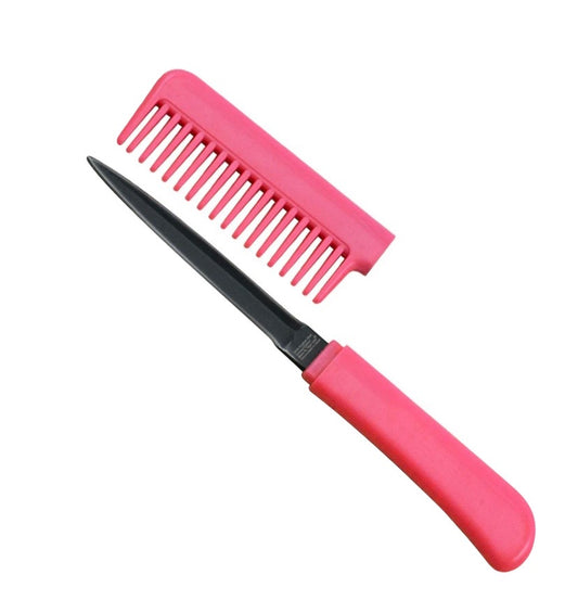 CIA Agent Comb Knife (Pink)