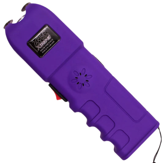 150 Million Santuary Stun Gun with Flashlight and Alarm (Purple)